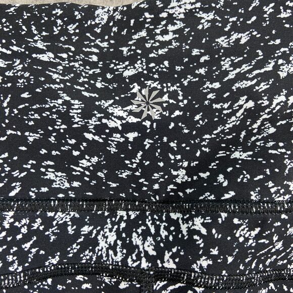 Athleta Ultimate Stash Pocket 7/8 Tight Storm Texture Black Womens Small Tall - Picture 10 of 13